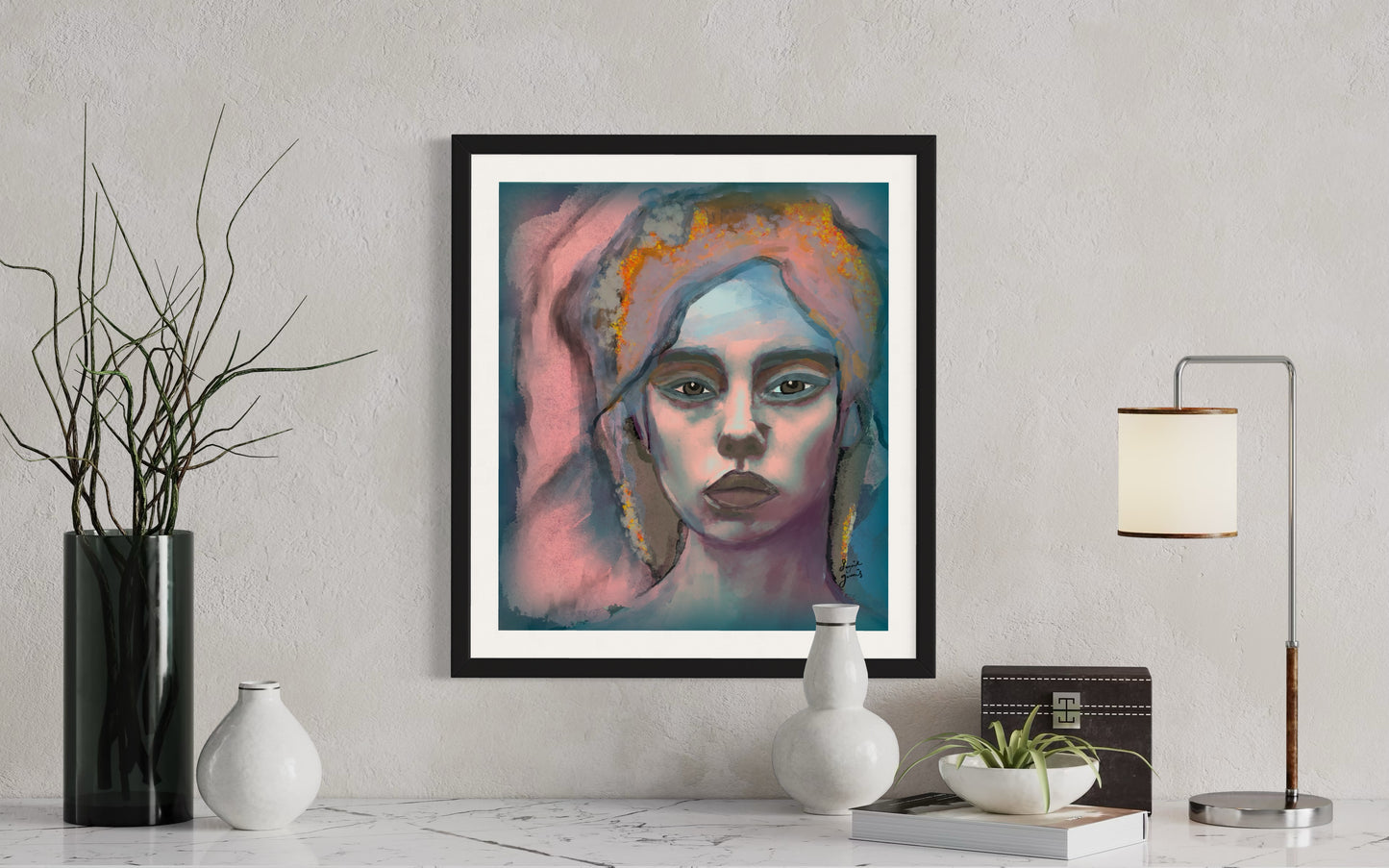PinkDream - Original Digital Artwork - Fine art Archival Pigment Print- Limited Edition 43x49cm
