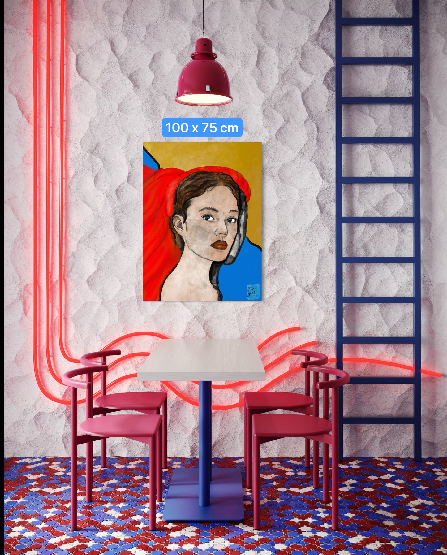 Al Yazmalı- Original Digital Artwork - Fine Art Diasec Print- Limited Edition 75x100cm