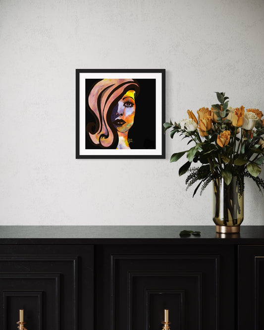 Popart1 - Original Digital Artwork - Fine art Archival Pigment Print- Limited Edition 37x37cm