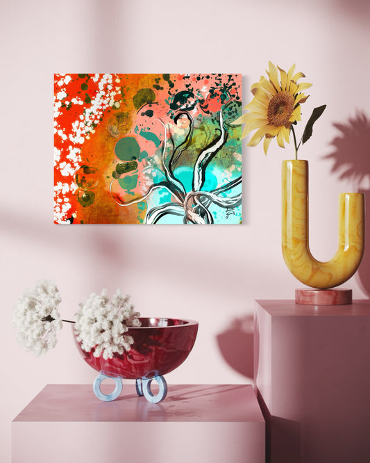 Tree of Life- Original Digital Artwork - Fine Art Diasec Print- Limited Edition 50x40cm