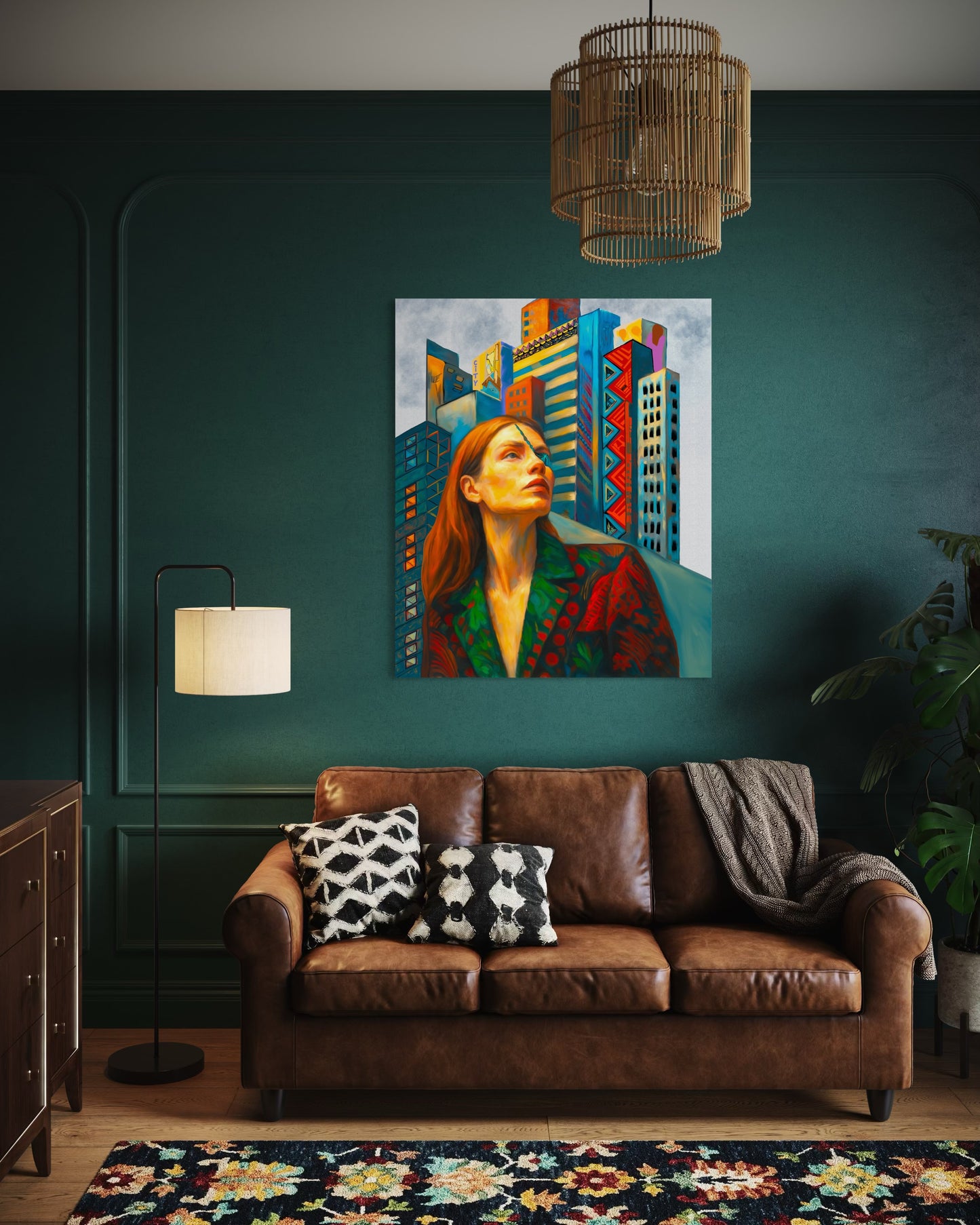 City Lights 2 - Original Digital Artwork - Fine Art Print- Limited Edition 60x72cm