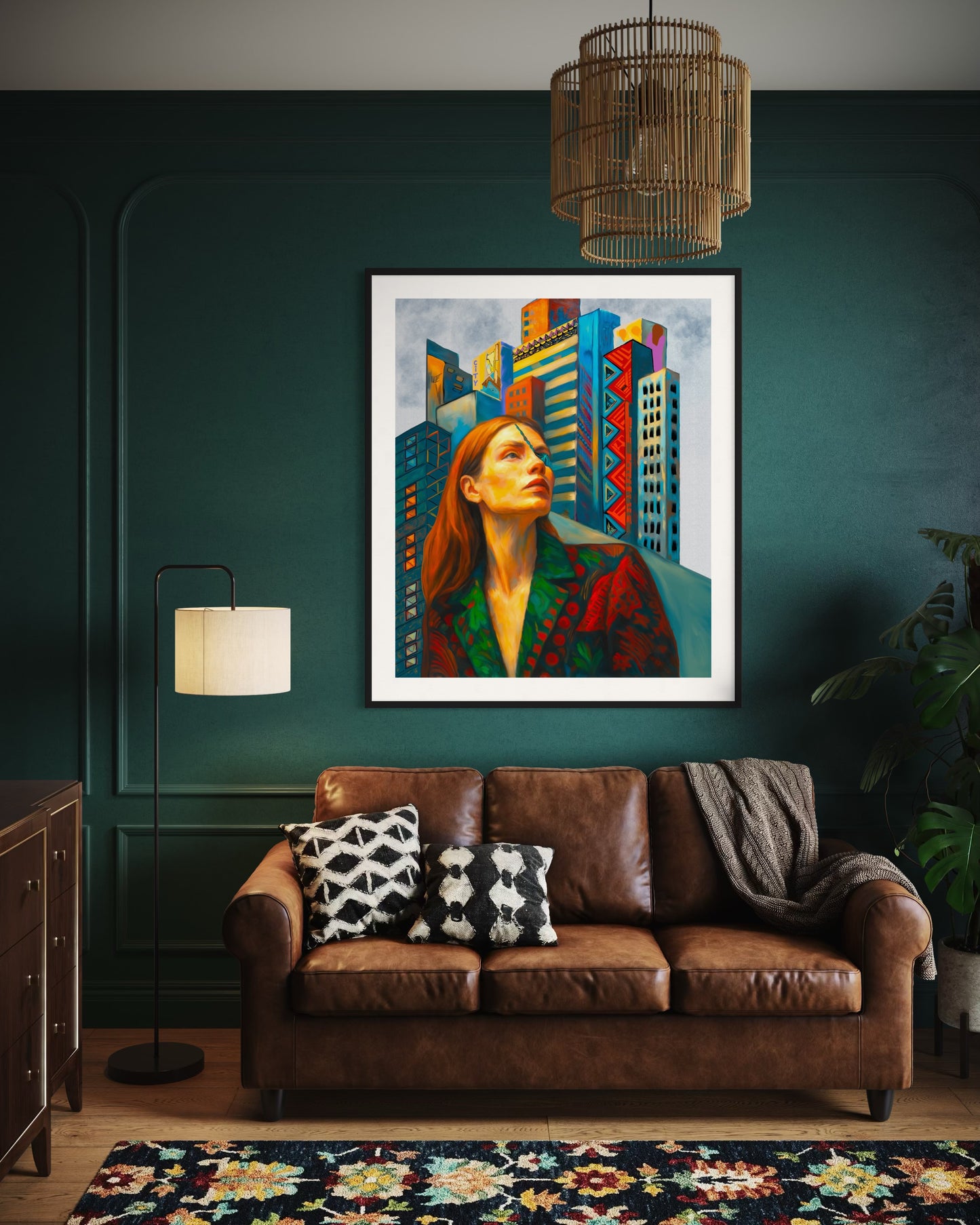 City Lights 2 - Original Digital Artwork - Fine Art Print- Limited Edition 60x72cm