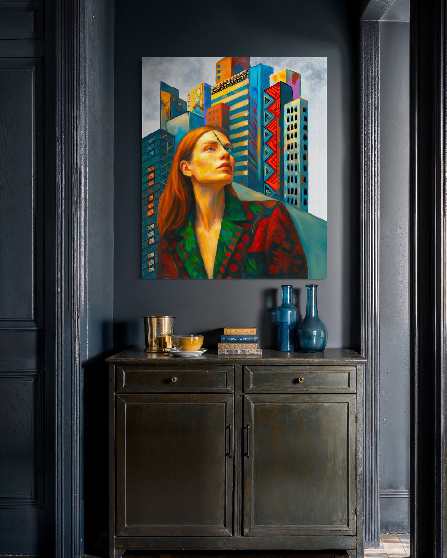 City Lights 2 - Original Digital Artwork - Fine Art Print- Limited Edition 60x72cm