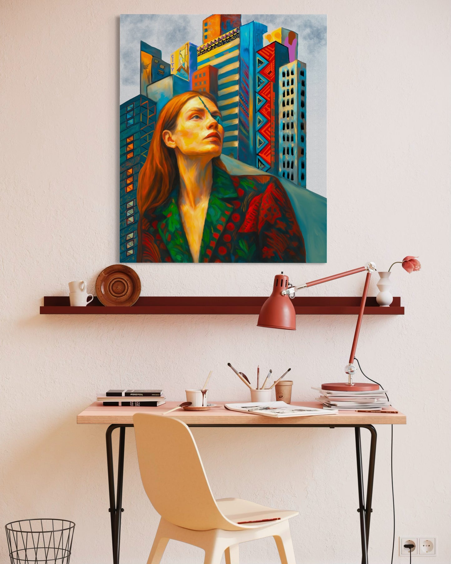 City Lights 2 - Original Digital Artwork - Fine Art Print- Limited Edition 60x72cm