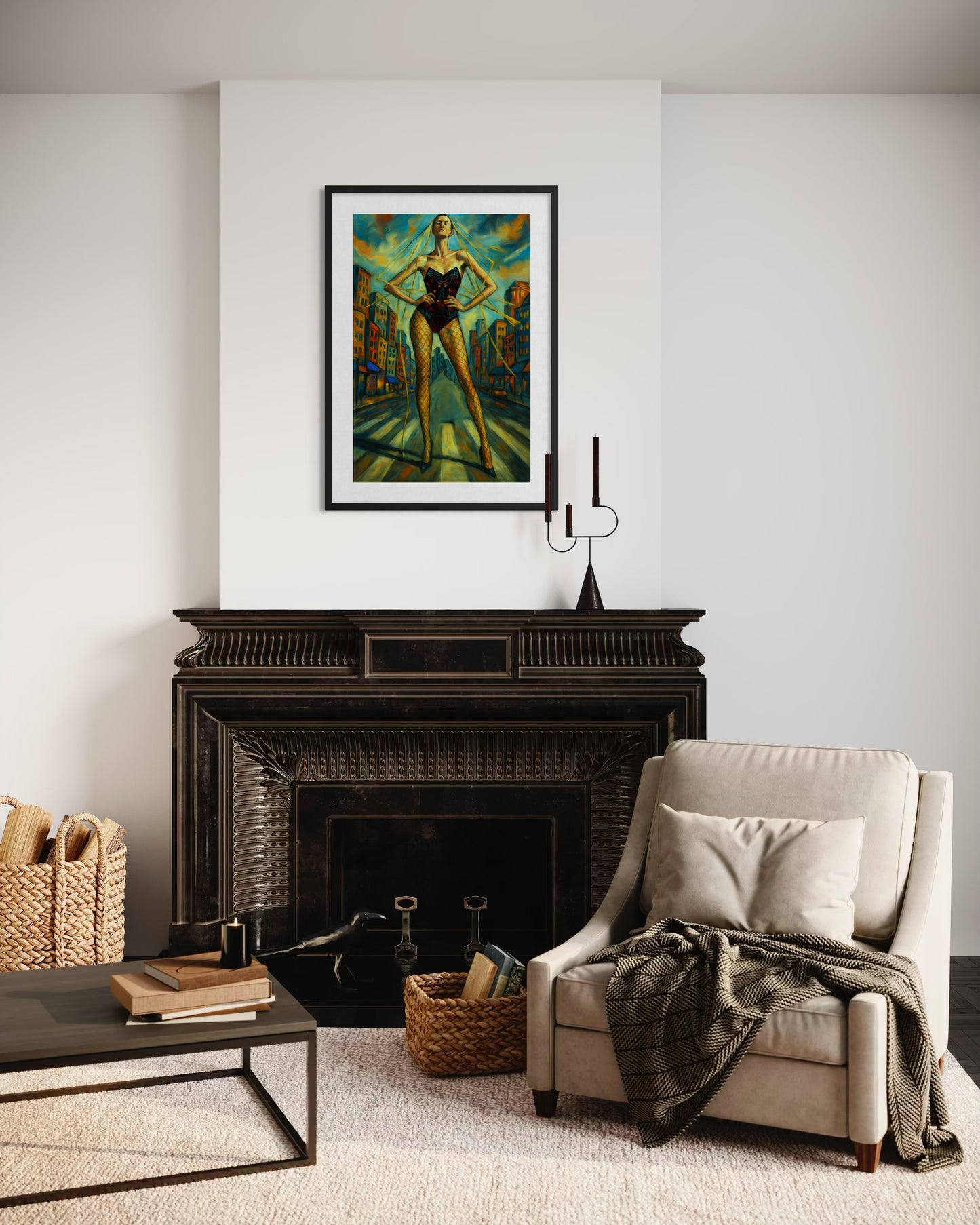 She Rules the Streets – Original Digital Artwork – Fine Art Print – Limited Edition – 60x91 cm