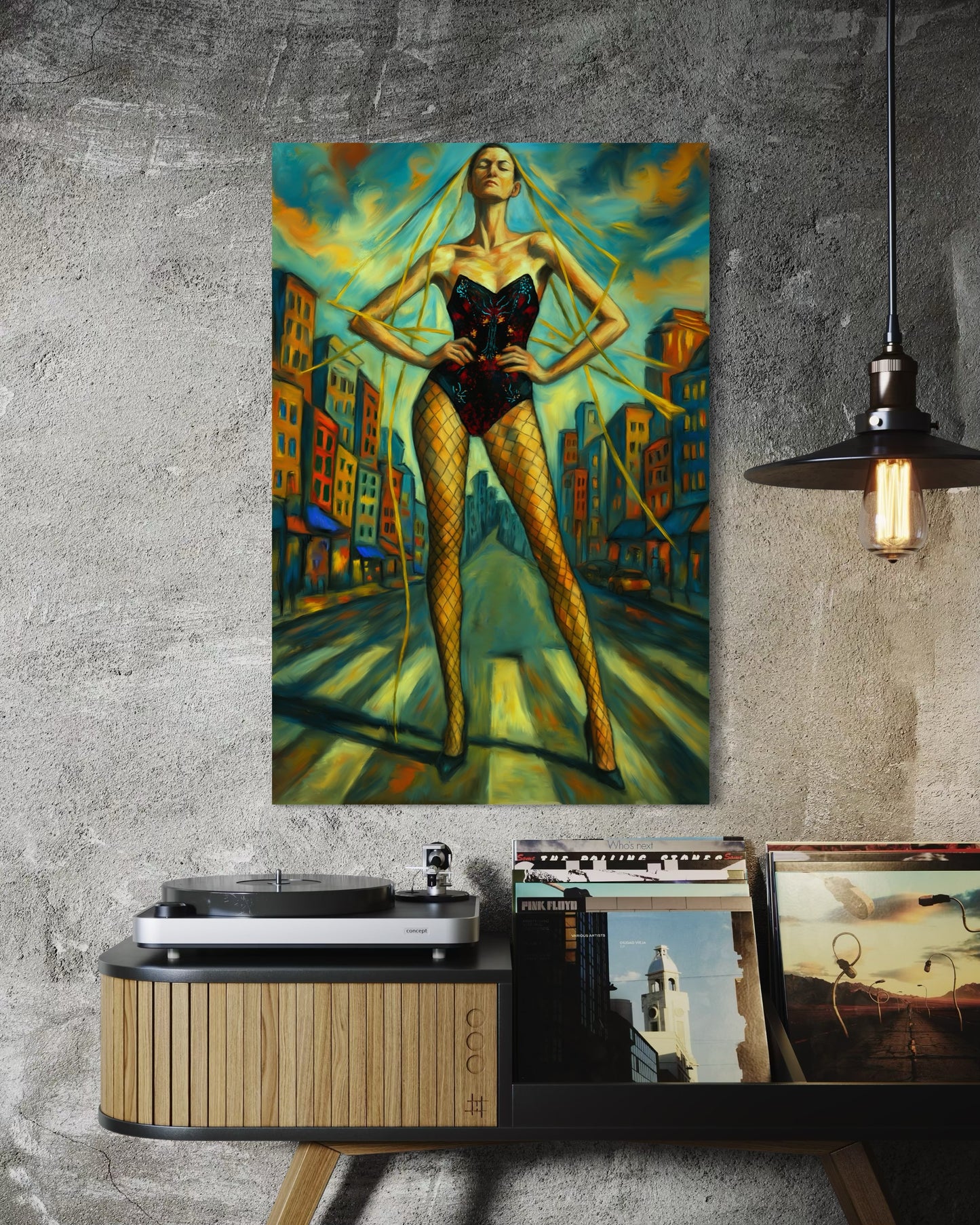 She Rules the Streets – Original Digital Artwork – Fine Art Print – Limited Edition – 60x91 cm