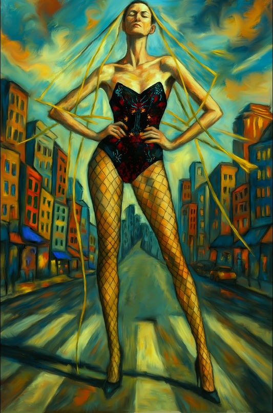 She Rules the Streets – Original Digital Artwork – Fine Art Print – Limited Edition – 60x91 cm