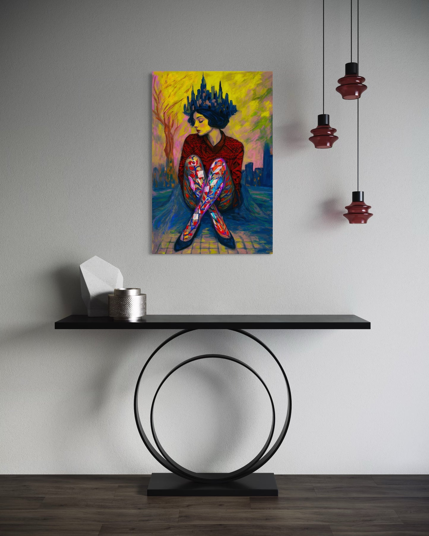 Sessiz Şehrin Kraliçesi – Original Digital Artwork – Fine Art Print – Limited Edition – 50x75 cm